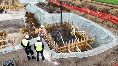 C30/37 concrete produced and delivered by Lemacons