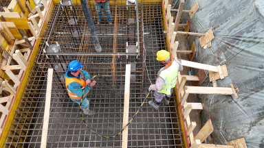 C30/37 concrete produced and delivered by Lemacons